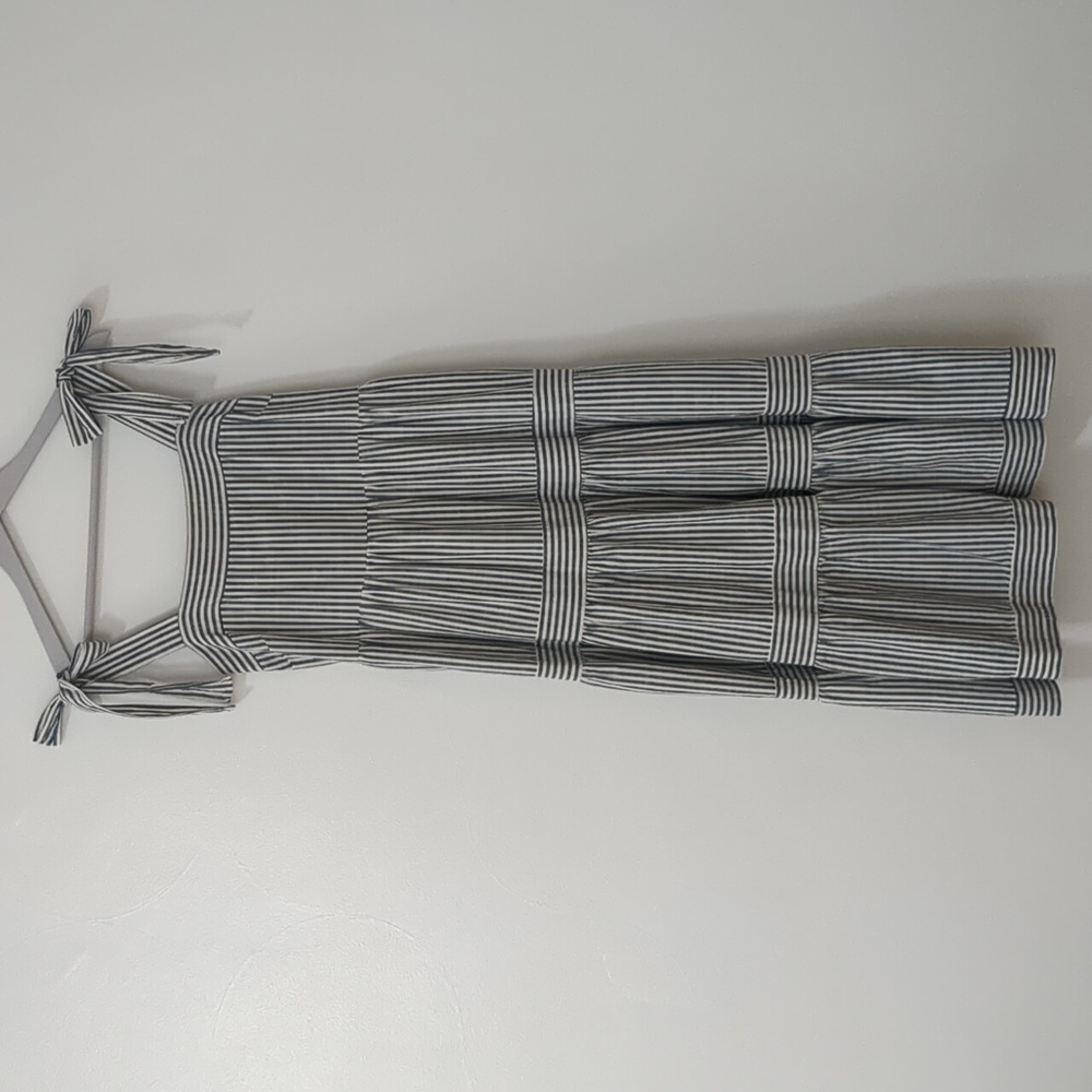 Striped Black and White Women's Dress